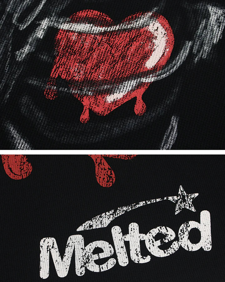 Melted Heart Skeleton Tee