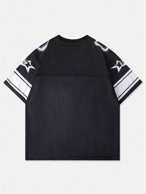 Black 1969 B-Star #10 Mesh Jersey Tee