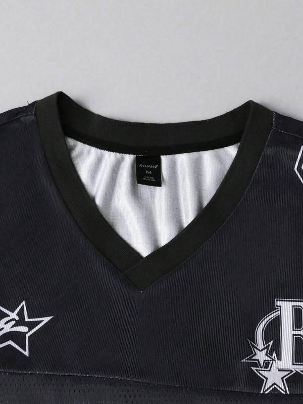 Black 1969 B-Star #10 Mesh Jersey Tee