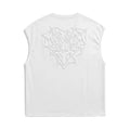 Gothic Web Embroidery Crop Tank Top