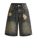 Vintage Stud Denim Shorts