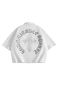 Indomitable Style Crystal Cross Shirt