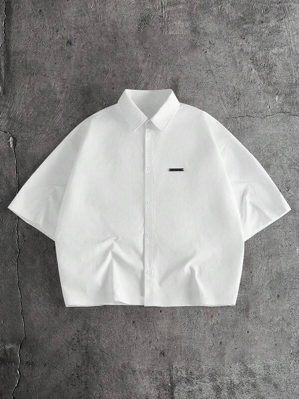 Indomitable Style Crystal Cross Shirt