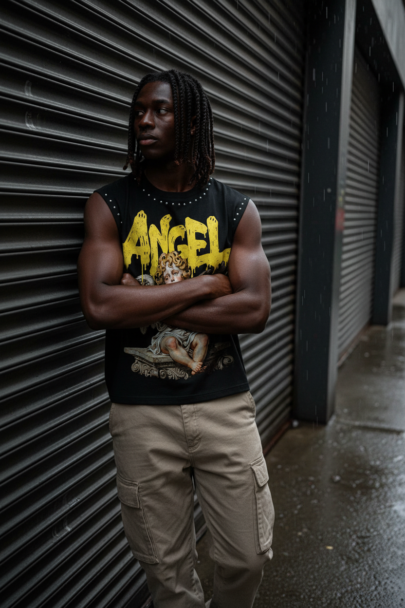 Angel Drip Pearl Tank Top