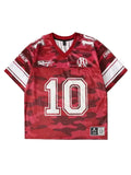 Red Camo 1969 B-Star #10 Mesh Jersey Tee