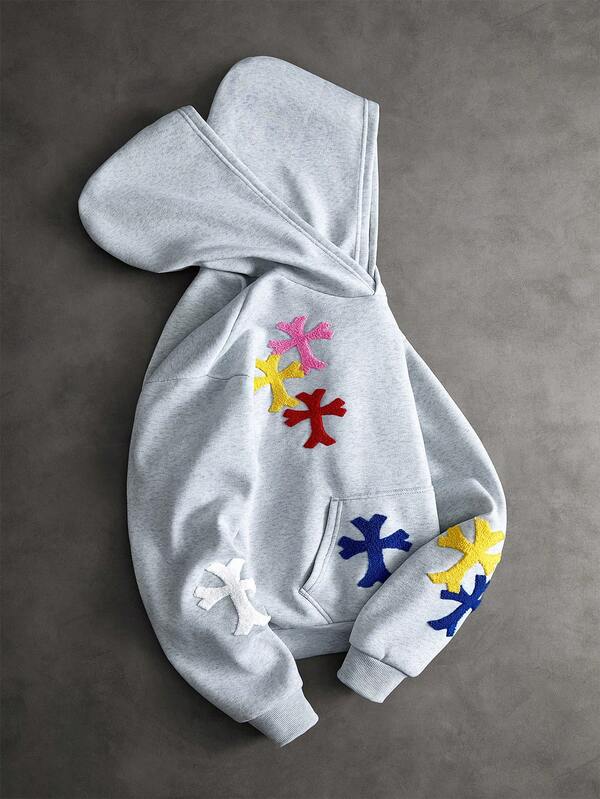 CHROMA CROSS — Embroidered Hoodie