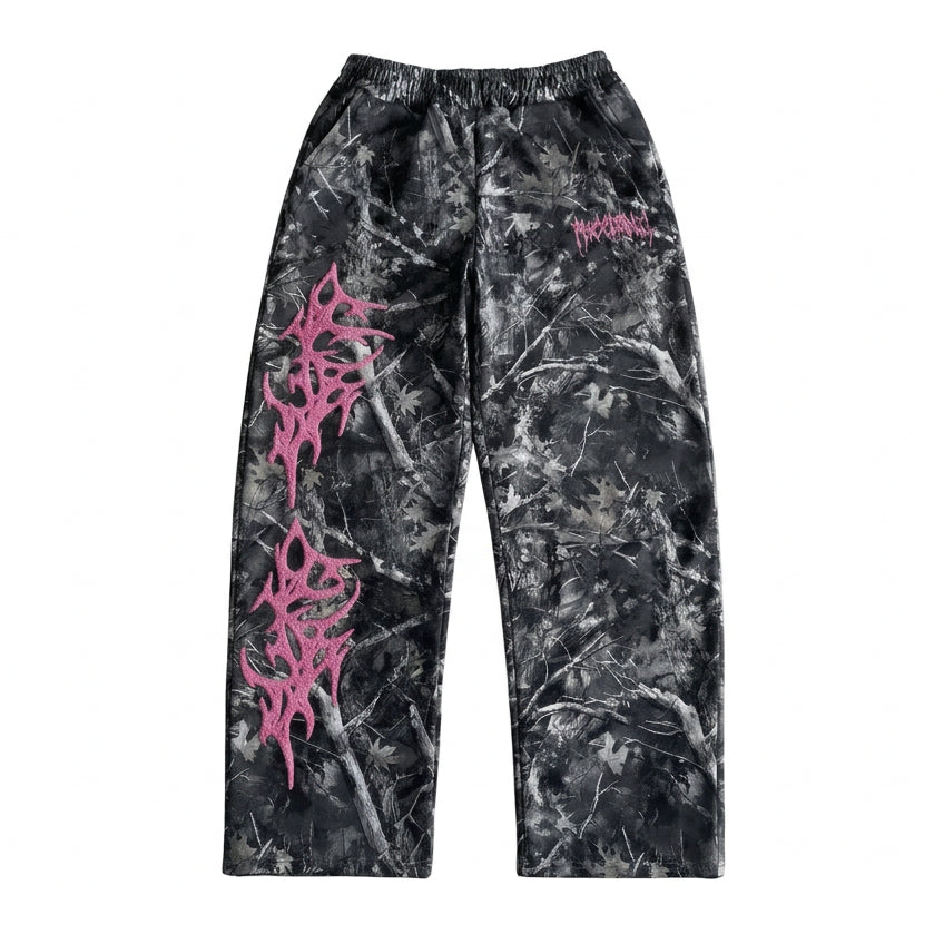 PINK WILDLAND — Camo Tribal Pants
