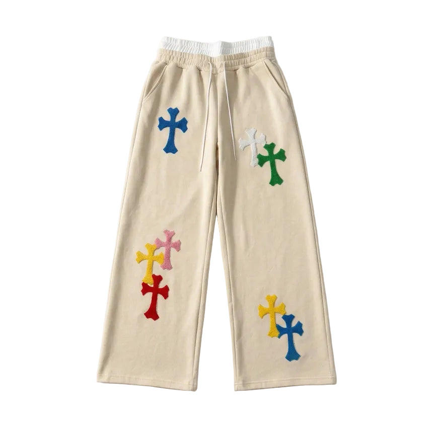 COLOR RELIC — Cross Baggy Sweatpants