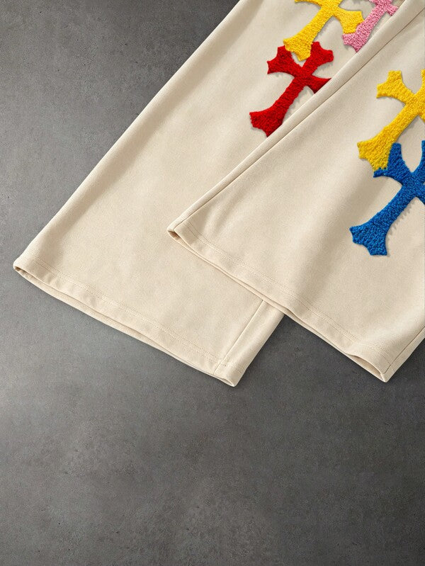 COLOR RELIC — Cross Baggy Sweatpants