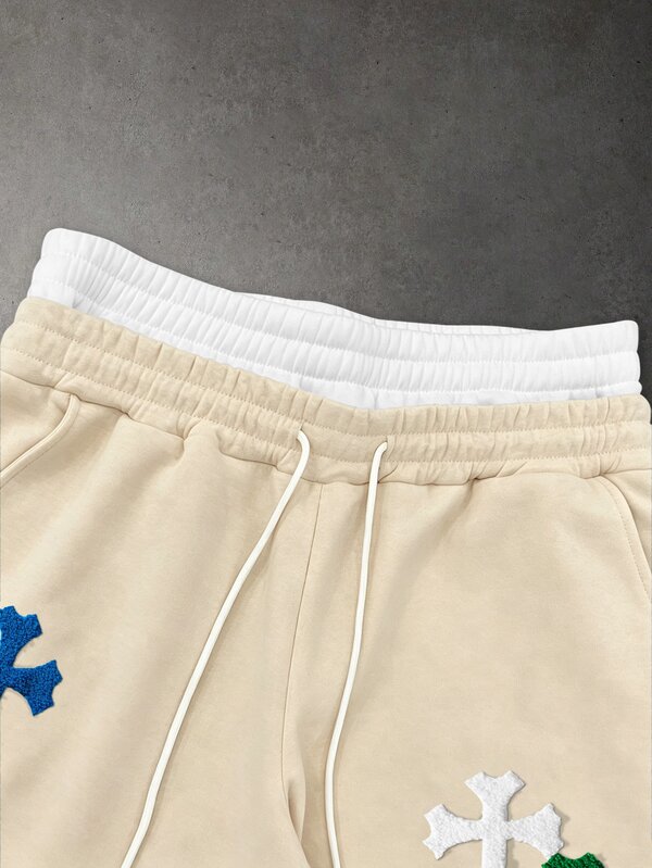 COLOR RELIC — Cross Baggy Sweatpants