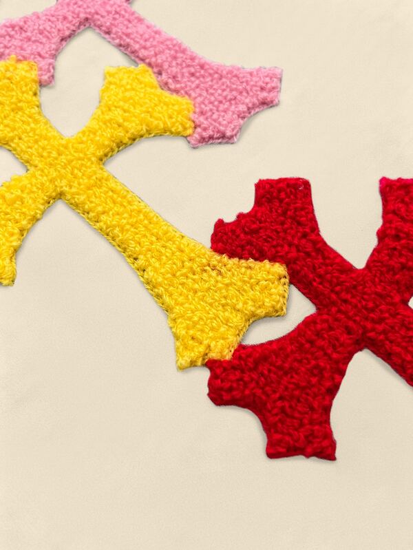 COLOR RELIC — Cross Baggy Sweatpants