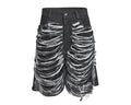 Extreme Slash Denim Shorts