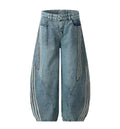 Triple Stripe Barrel Jeans
