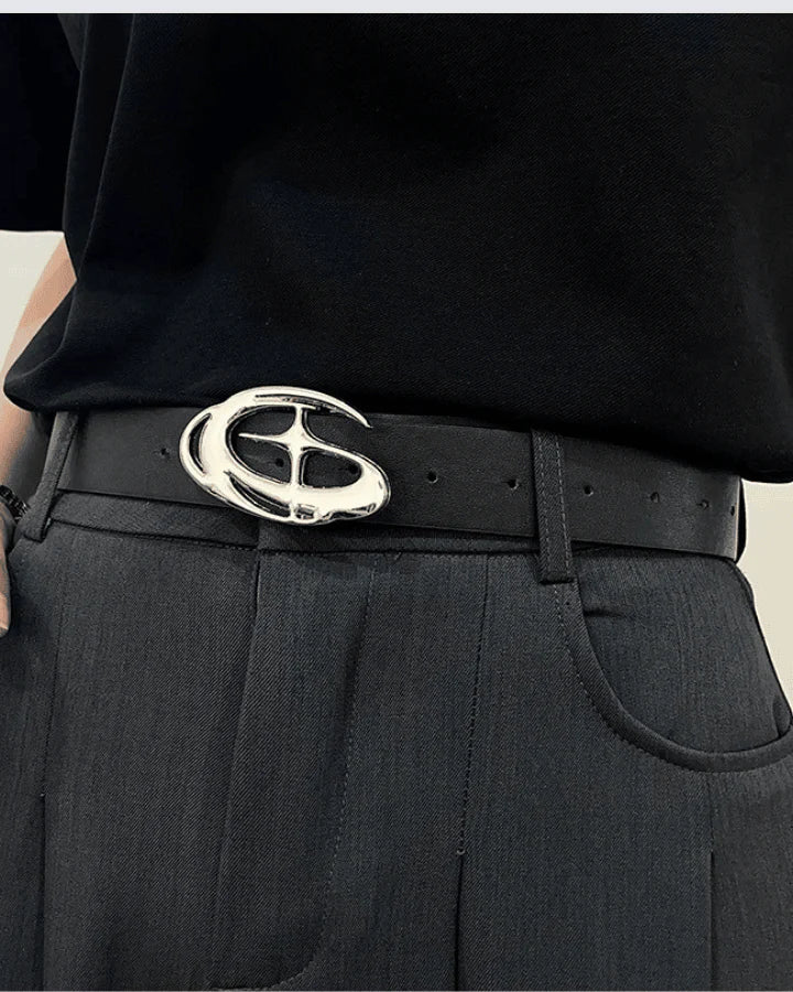 Oval Buckle Belt