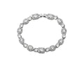 Multi-Shape Halo CZ Tennis Bracelet