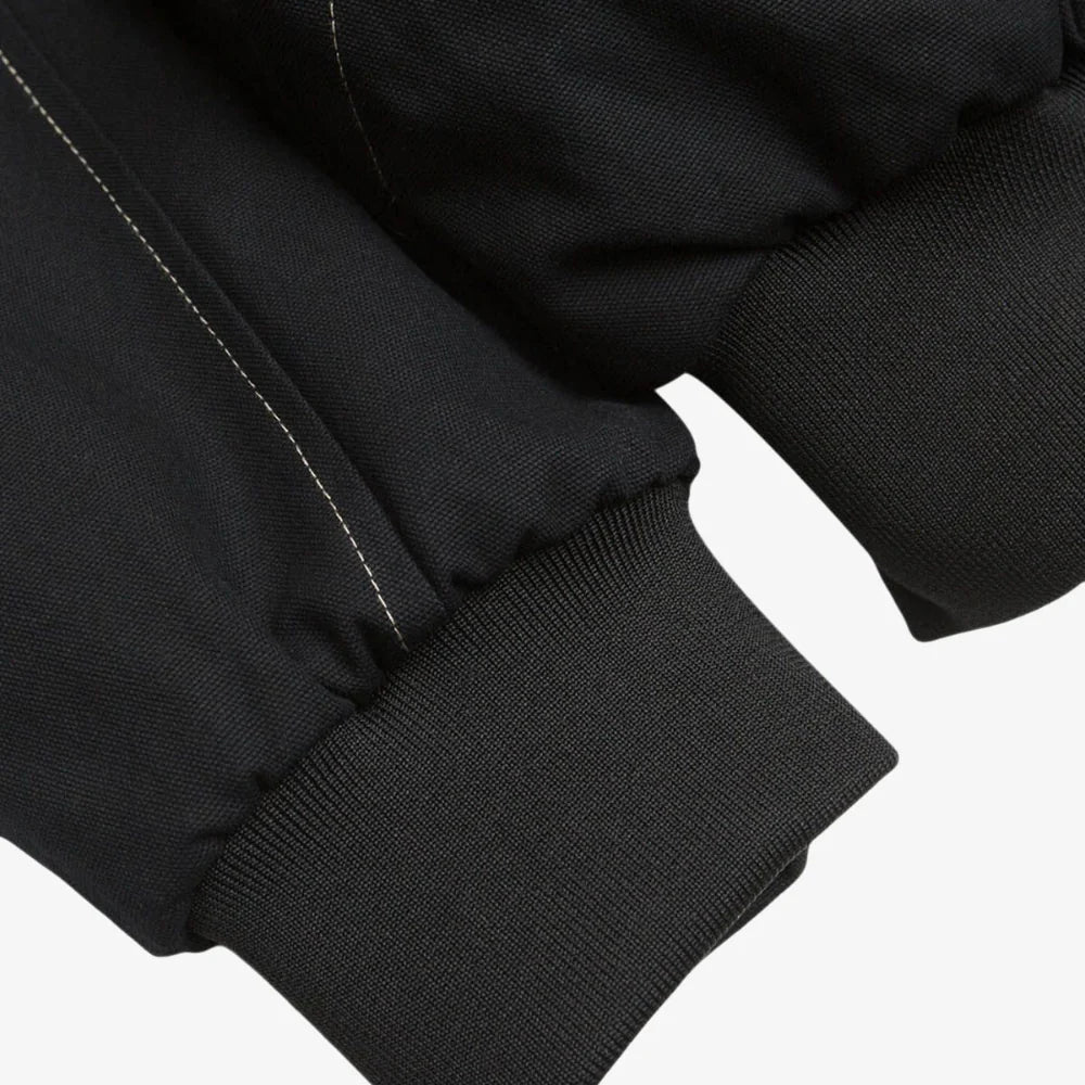 Fur-Lined Technical Bomber Jacket