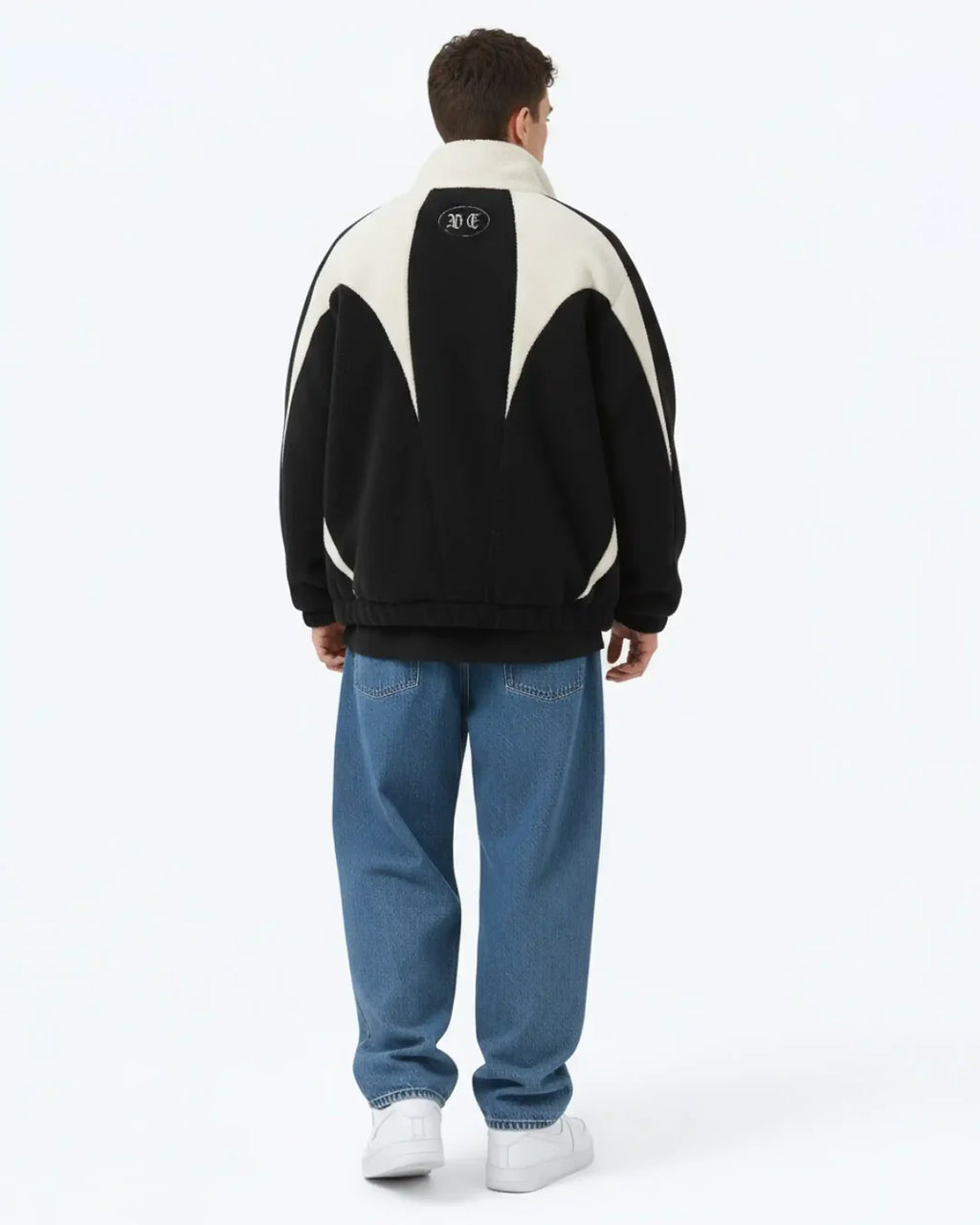 Fleece Bicolor Zip Jacket