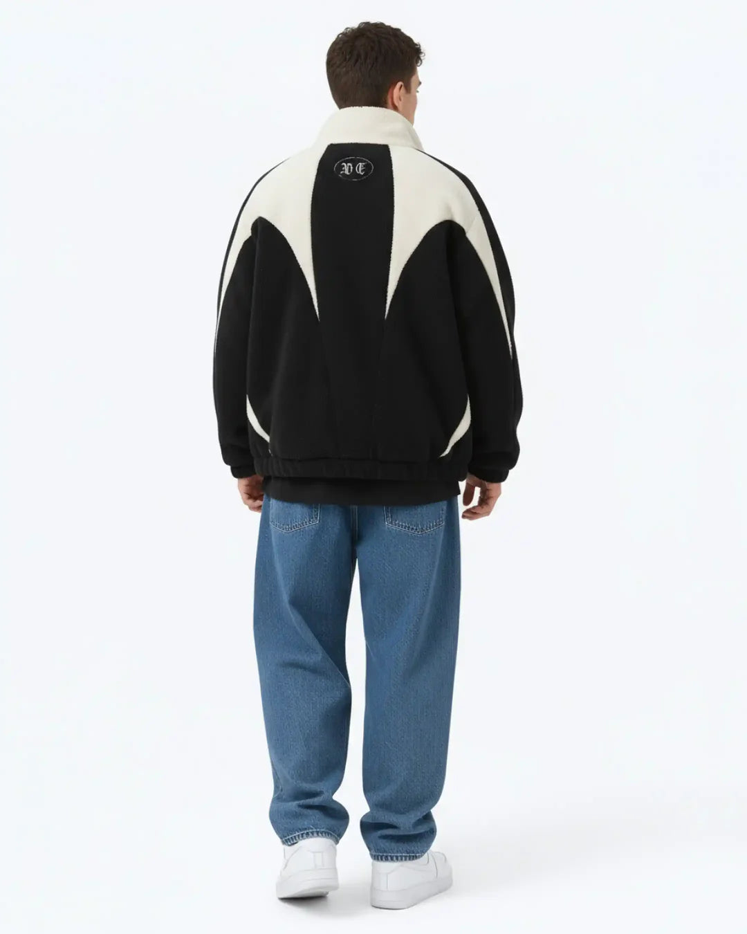 Fleece Bicolor Zip Jacket