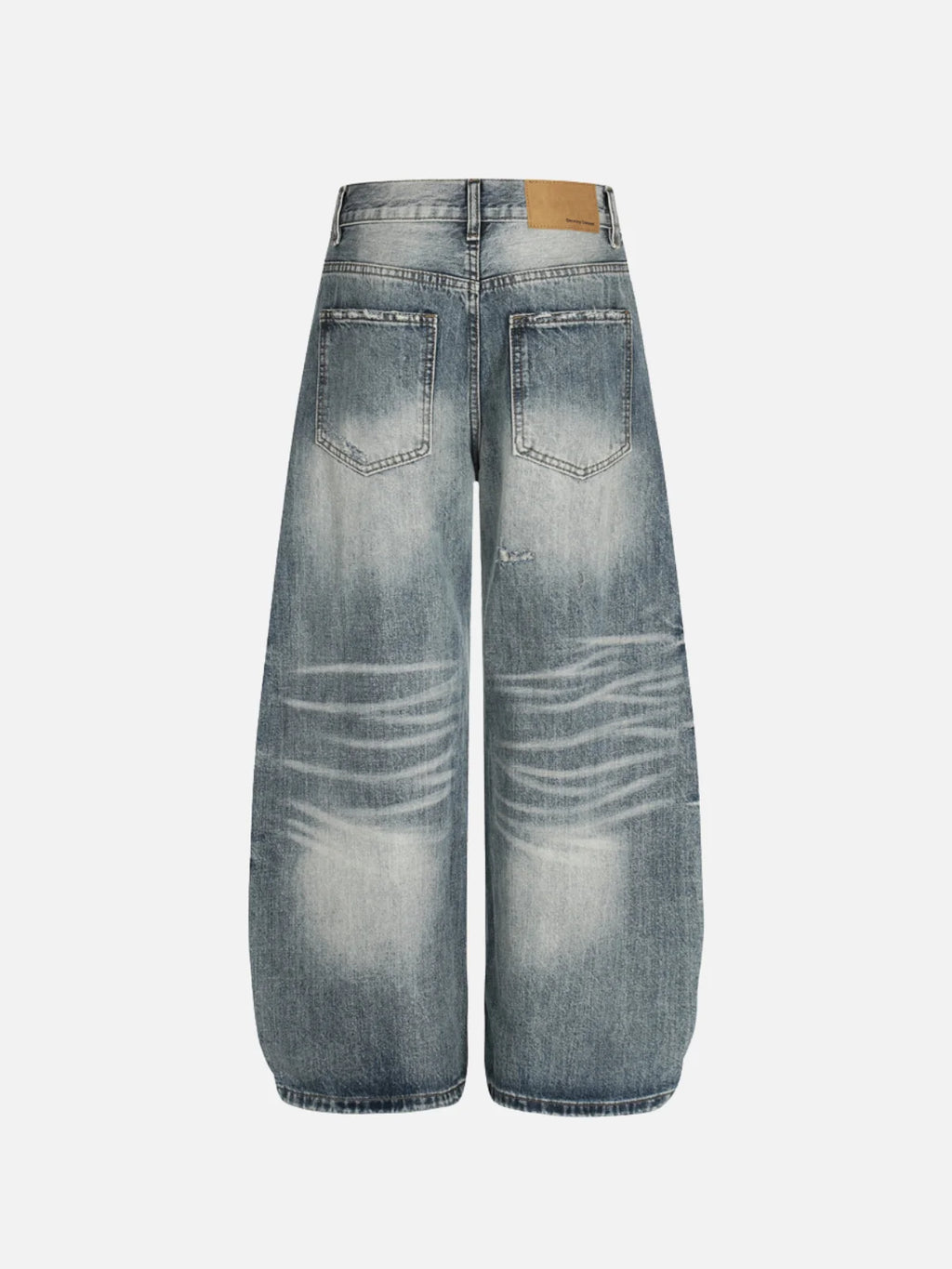 Distressed Vintage Denim — Washed Blue