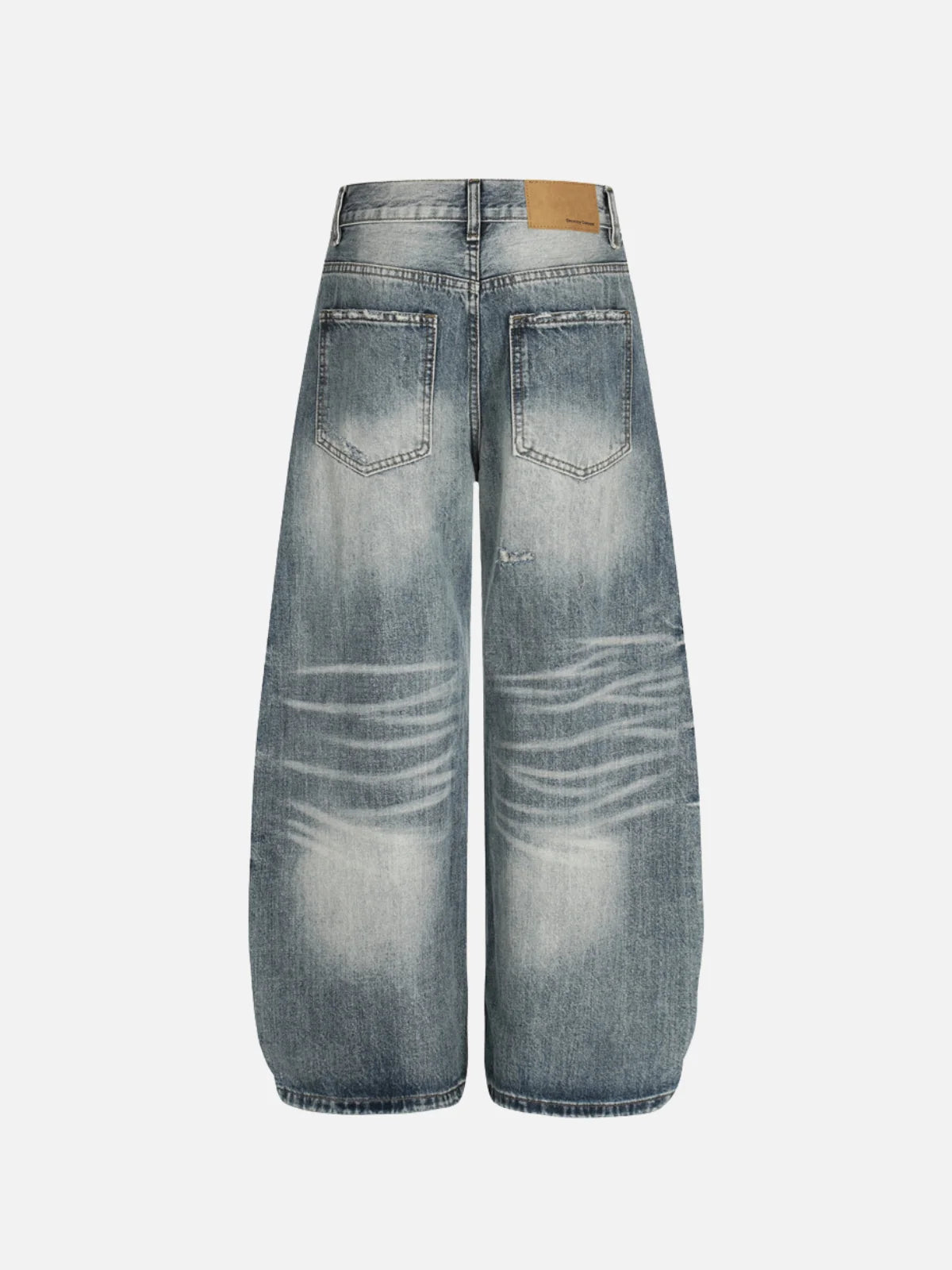 Distressed Vintage Denim — Washed Blue
