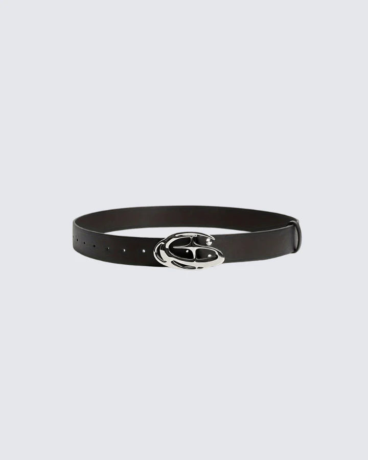 Oval Buckle Belt