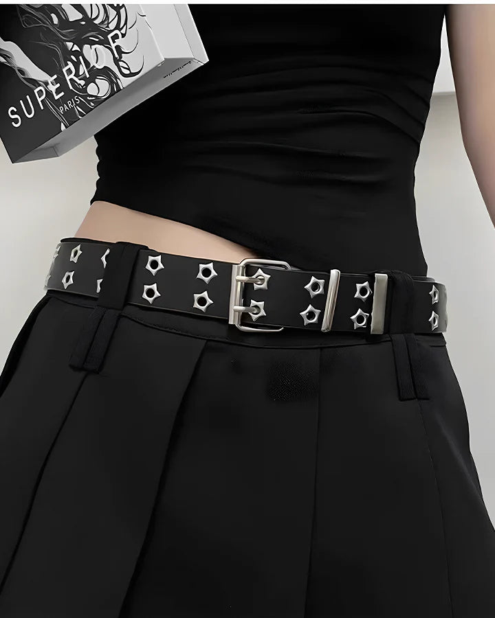 Star Eyelet Belt