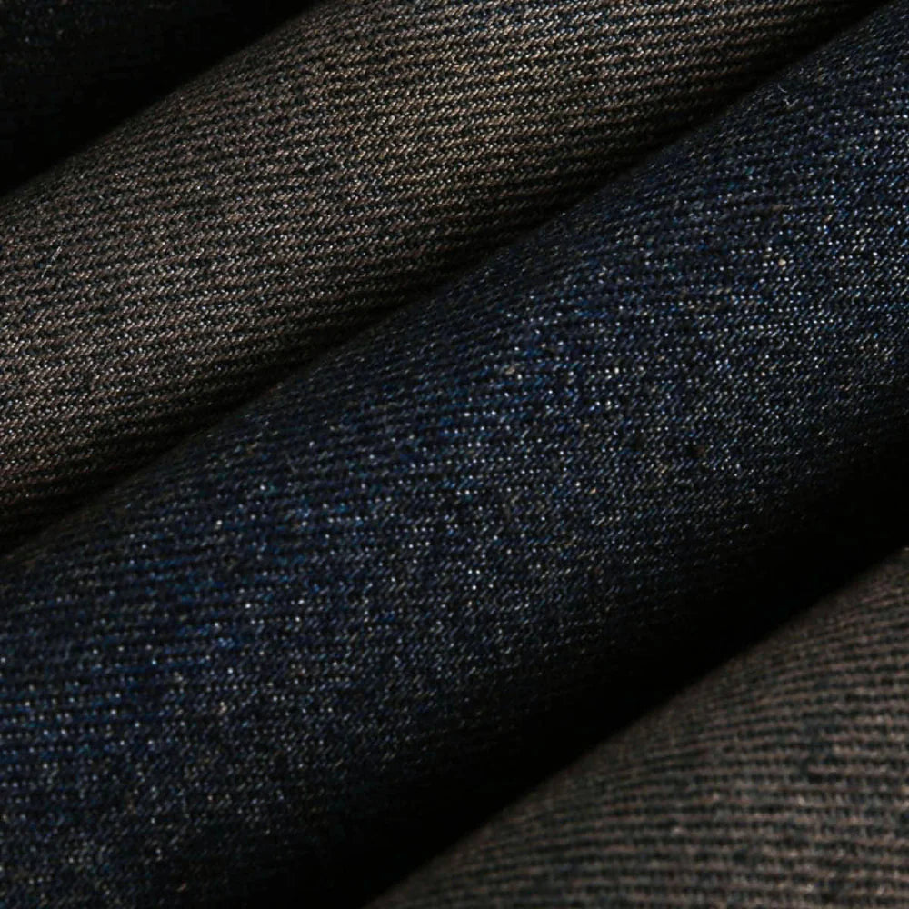 Washed Denim Fur-Lined Hood Bomber