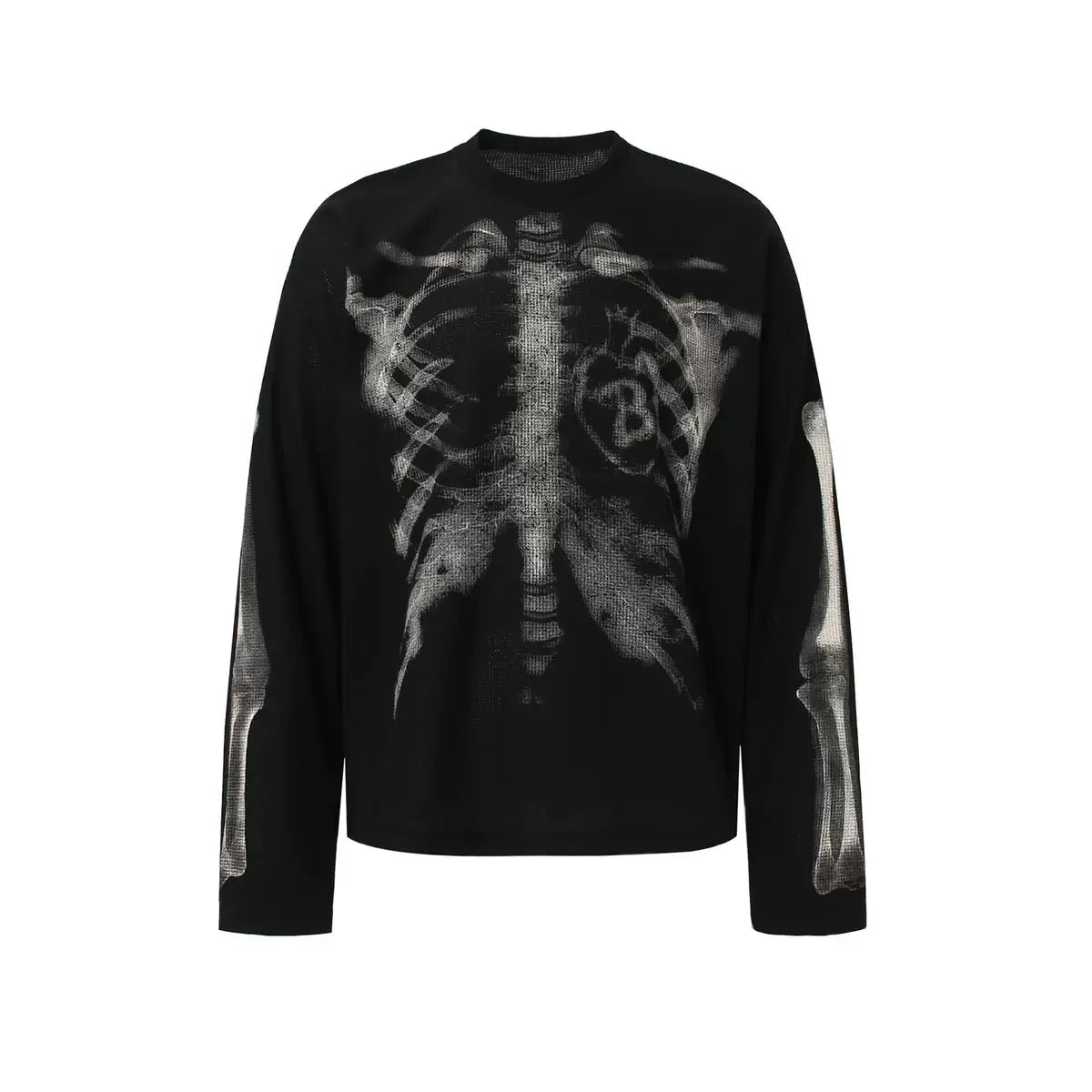 Skeleton X-Ray Knit Longsleeve Black