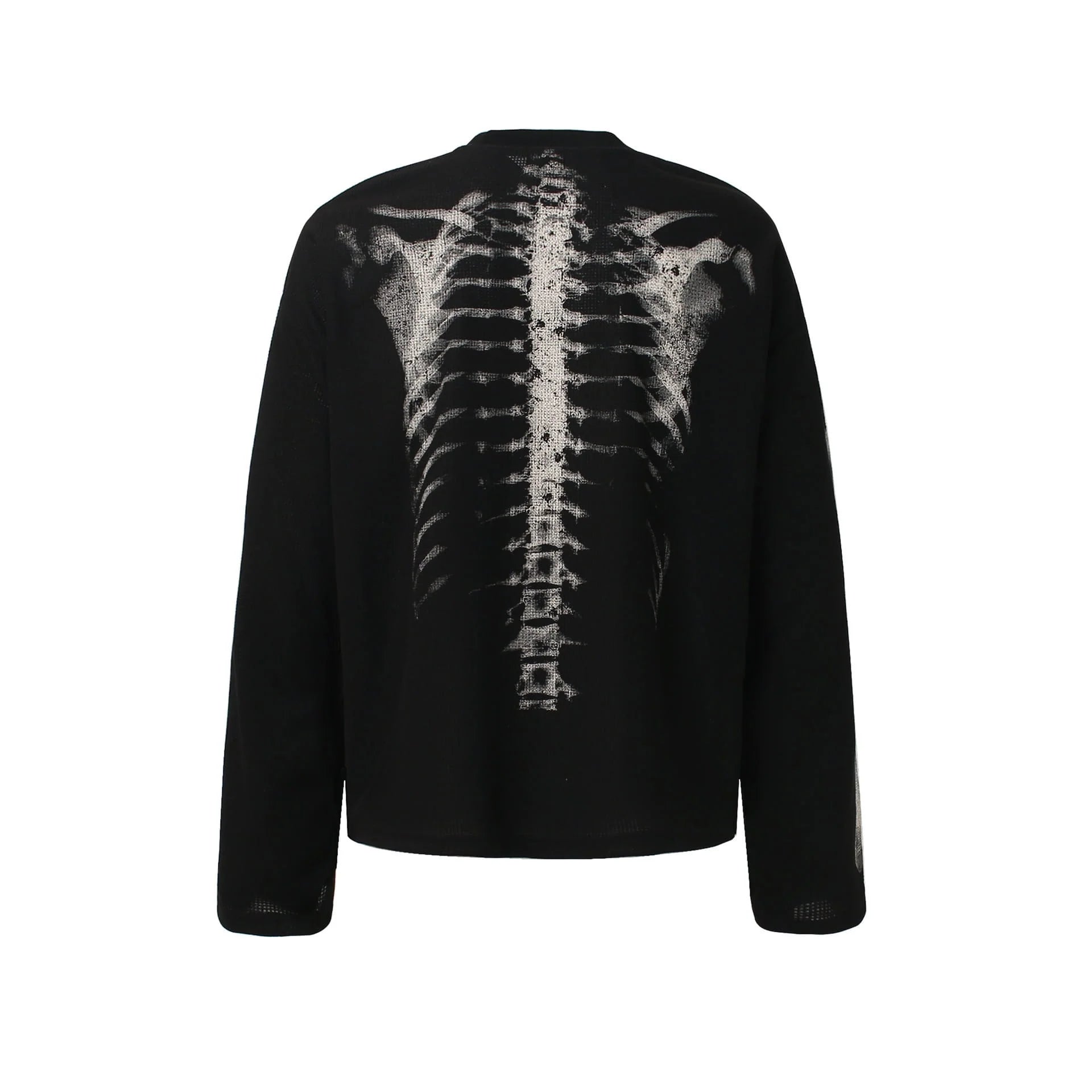 Skeleton X-Ray Knit Longsleeve Black