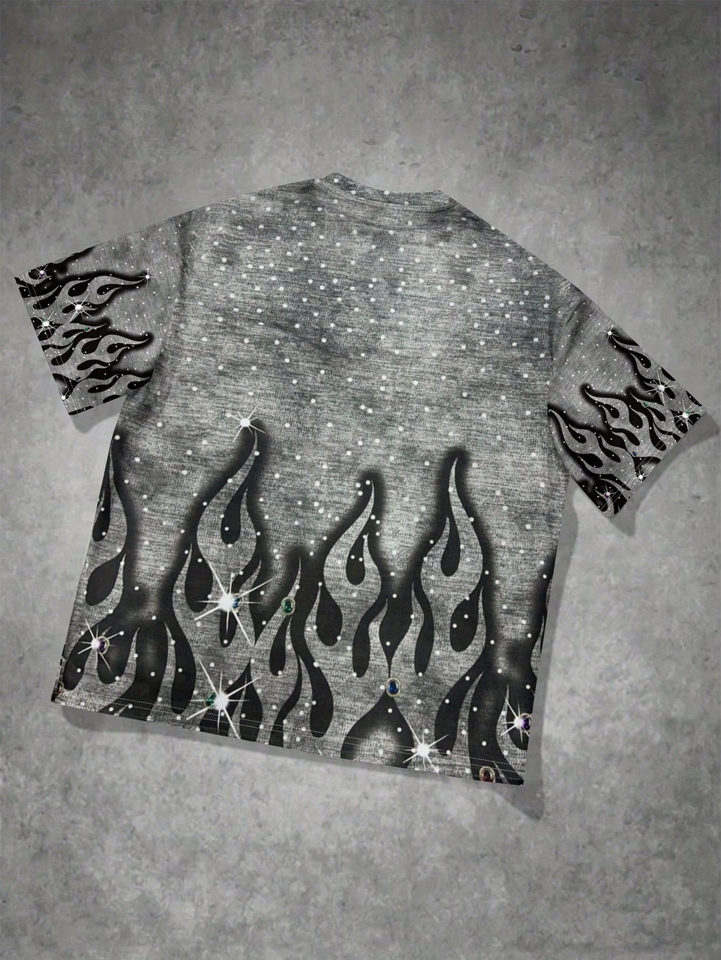 Los Angeles Flame Tee Grey