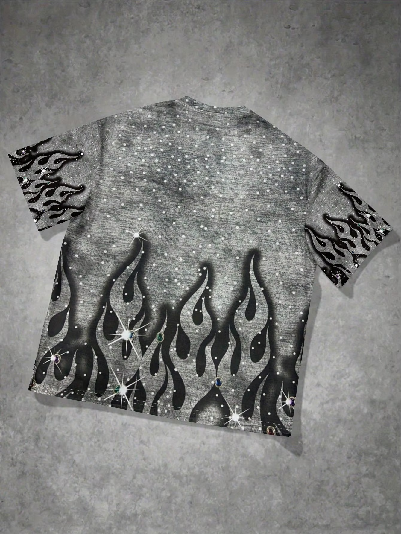 Los Angeles Flame Tee Grey