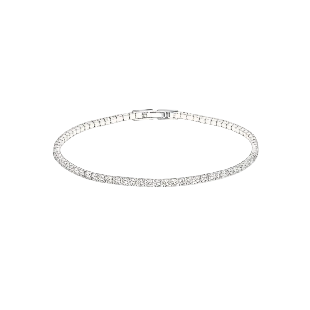 Silver Zirconia Tennis Bracelet