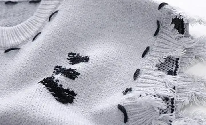 Distressed Knit Vest