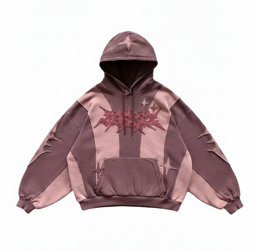 Thorn Star Hoodie — Mauve