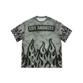 Los Angeles Flame Tee Grey