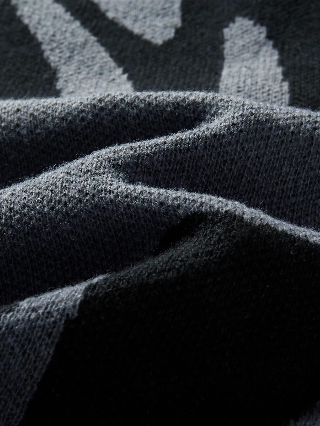 Abstract Knit Sweater