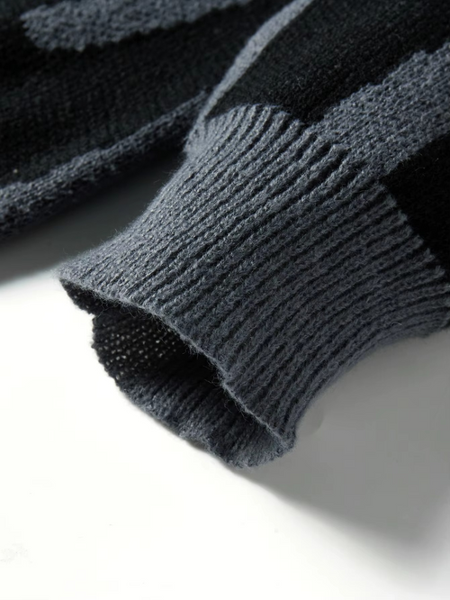 Abstract Knit Sweater