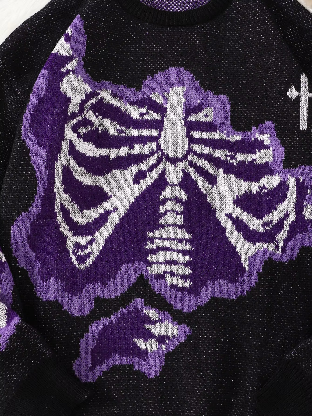 Skeleton Knit Sweater