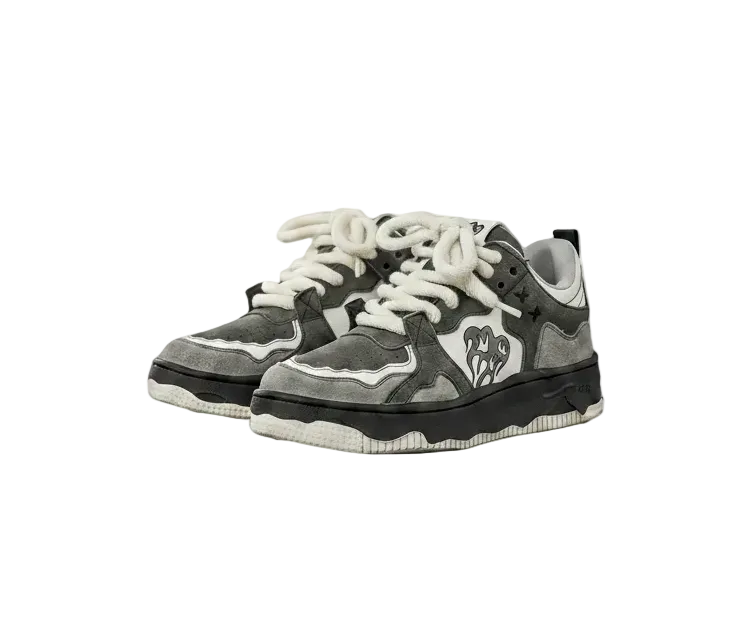 Ghost Flame Sneakers — Grey