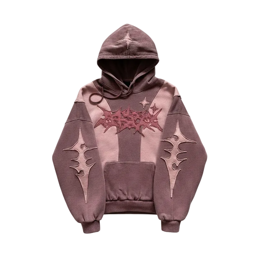 Thorn Star Hoodie — Mauve