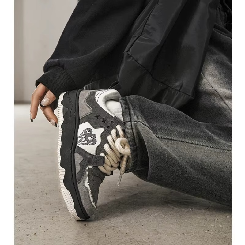 Ghost Flame Sneakers — Grey