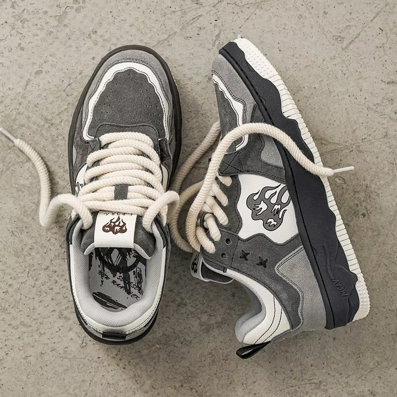 Ghost Flame Sneakers — Grey