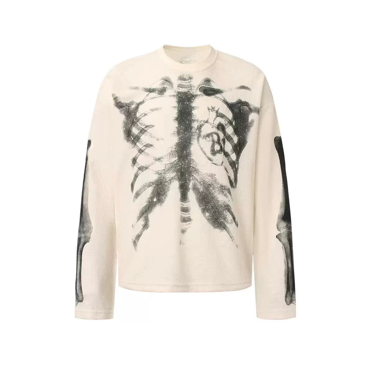 Skeleton X-Ray Knit Longsleeve White
