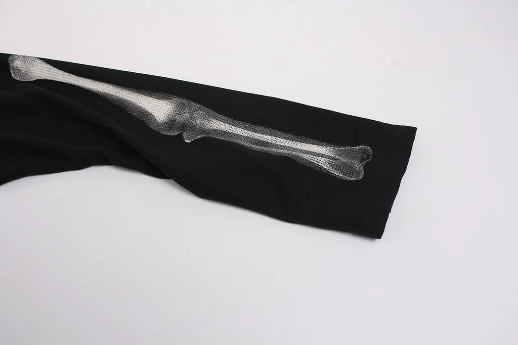 Skeleton X-Ray Knit Longsleeve Black