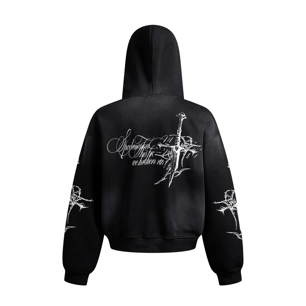 Broken Vow Sword Zip Hoodie