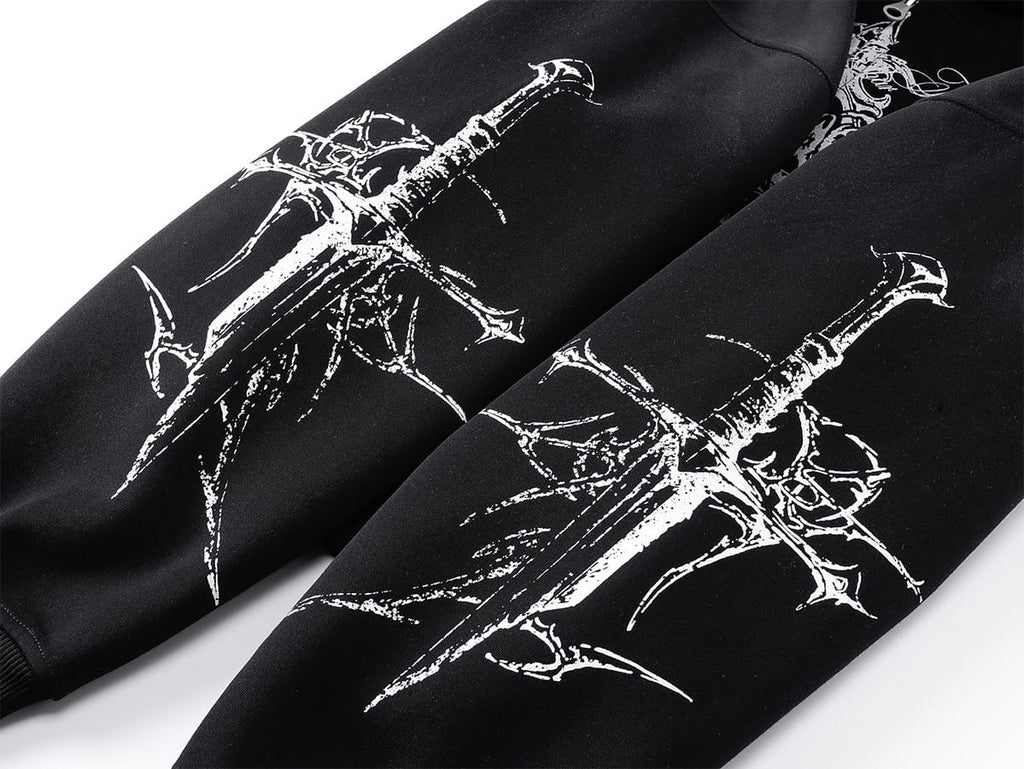 Broken Vow Sword Zip Hoodie