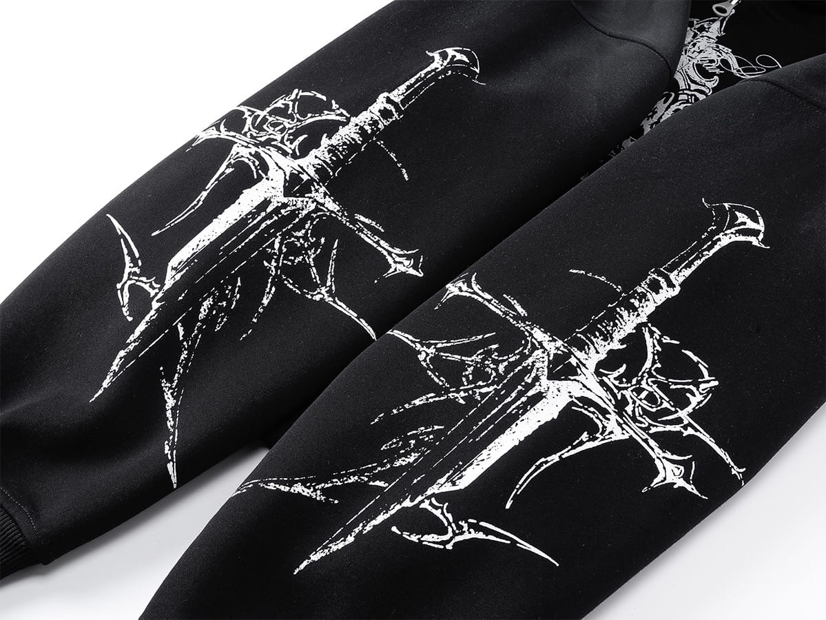 Broken Vow Sword Zip Hoodie