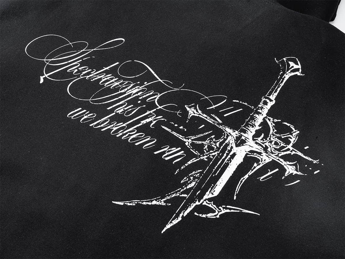 Broken Vow Sword Zip Hoodie