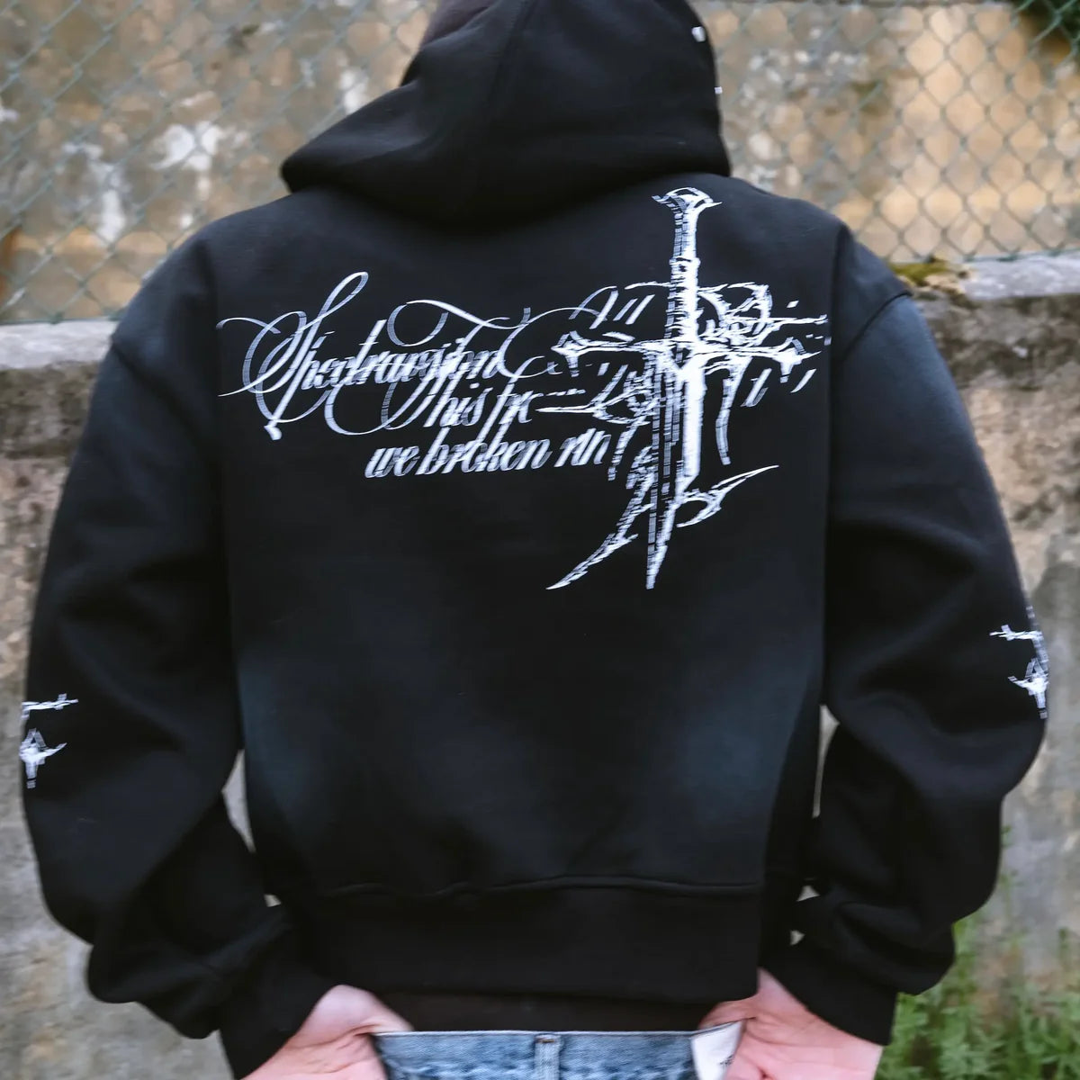 Broken Vow Sword Zip Hoodie