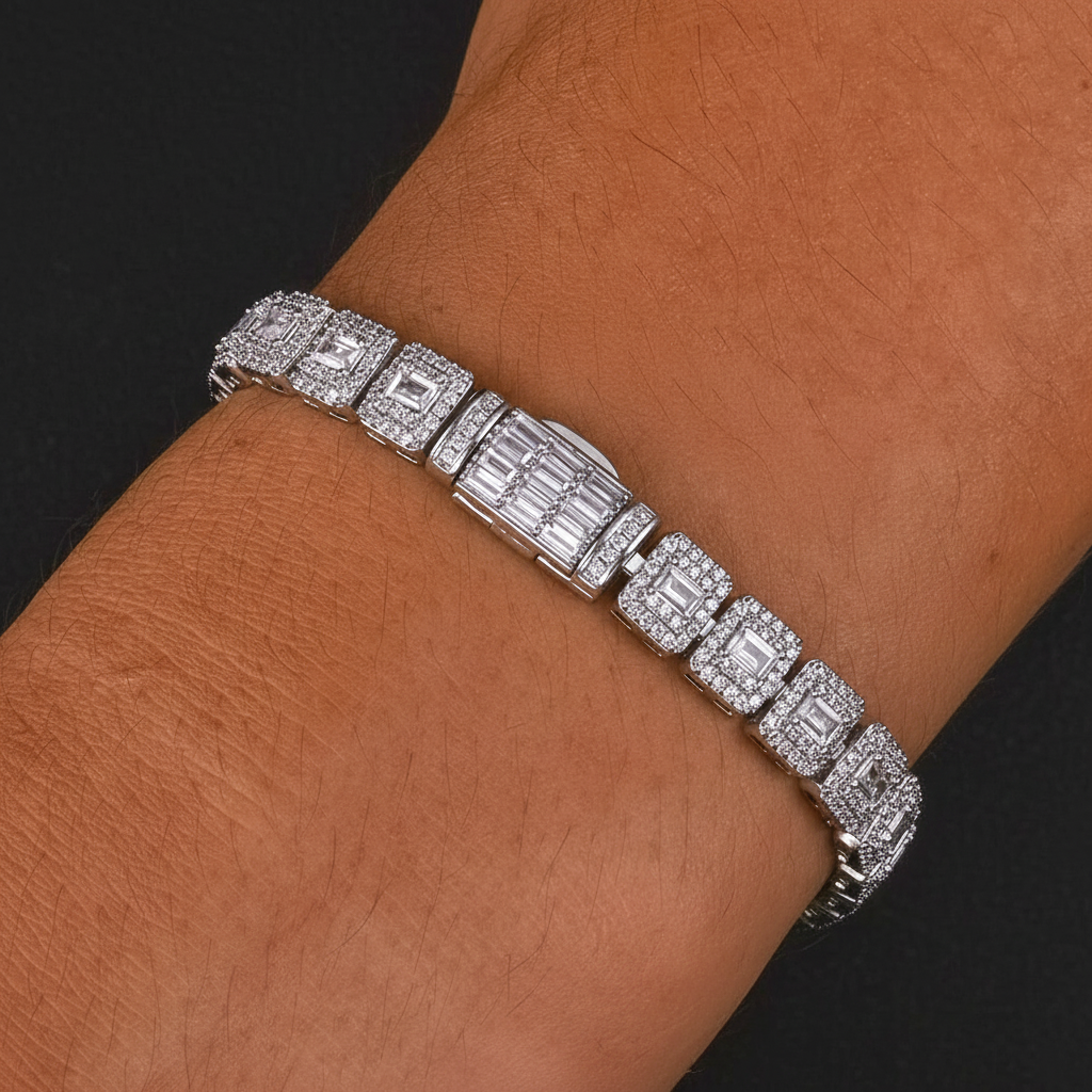 Bracciale argento al polso